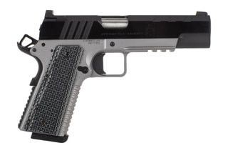 Springfield Emissary custom quality 5" heavy barrel 1911 pistol chambered in 45 ACP.